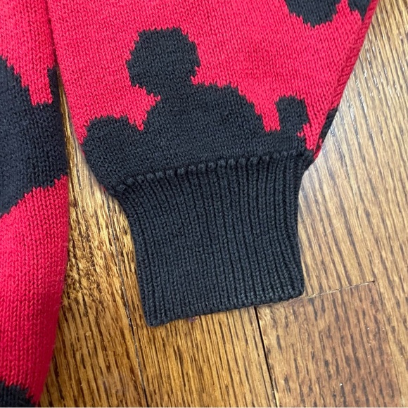 Mickey & Co. Vintage Disney Cardigan Black/Red size Medium - Picture 5 of 7